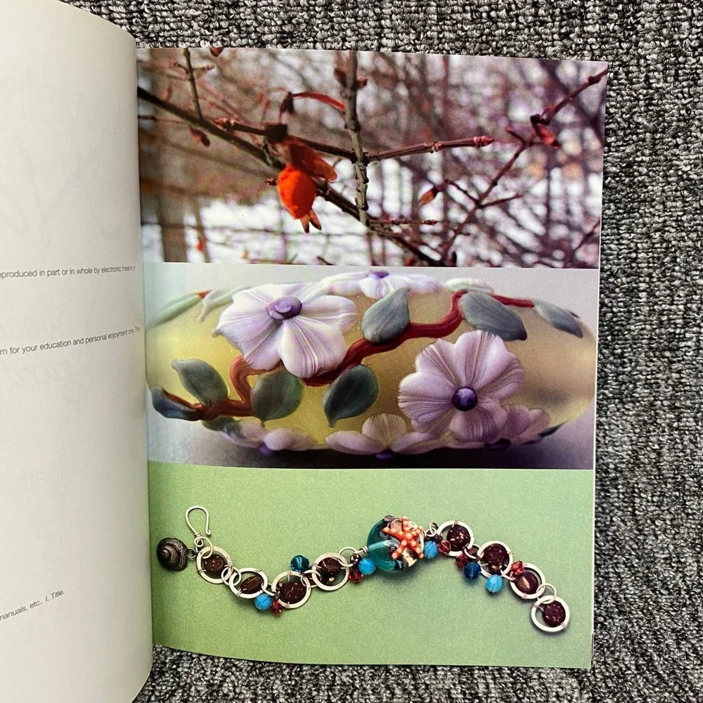Kalmbach Books Jewelry Designs from Nature Adult OS Yellow Floral Crafting Guide